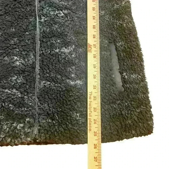 Simply Southern Black Full Zip Sherpa Fleece Vest Women’s Size Large Outdoor - Picture 6 of 6